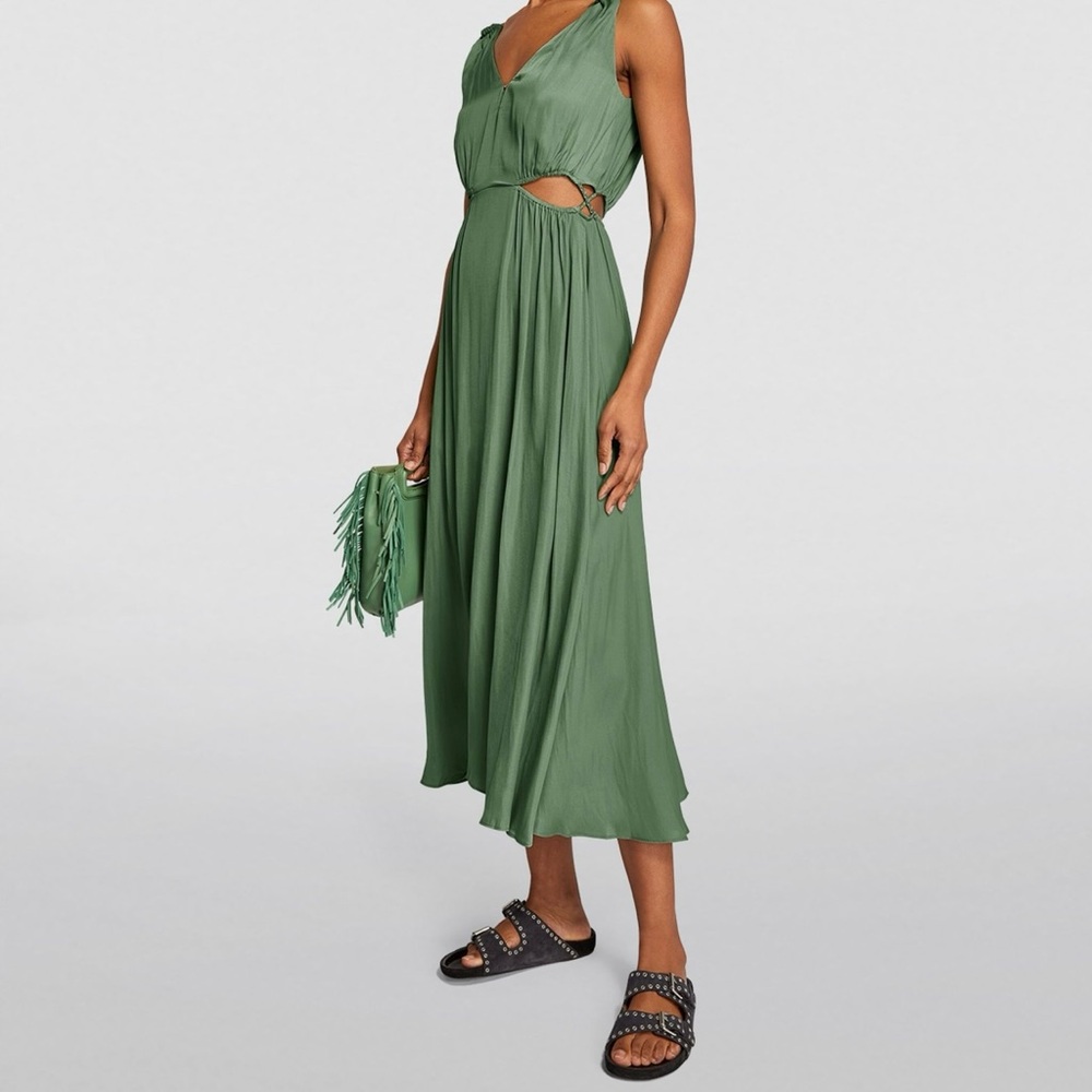 Maje cut-out V-neck maxi dress - Picture 10 of 13